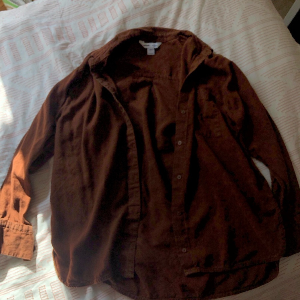 Old Navy Rust Button-Up Shirt